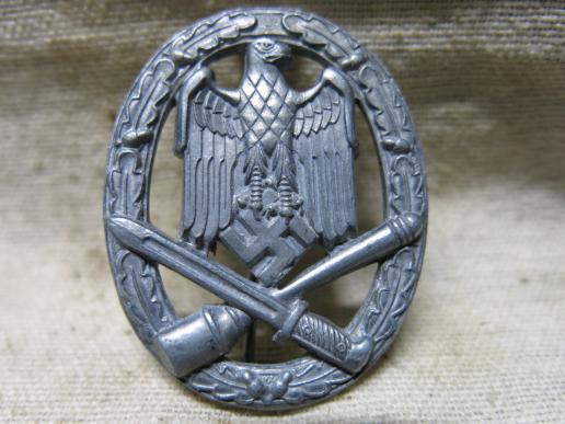 German Wehrmacht Allgemeine Sturm General Assault Badge.