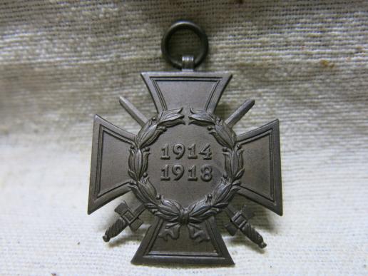 German WWI Das Ehrenkreuz Des Weltkriegs 1914-1918 WWI Honour Cross W. K.