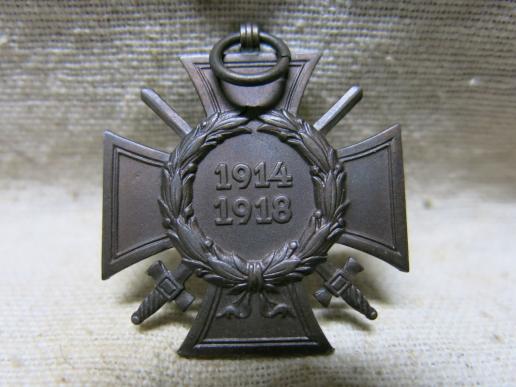 German WWI Das Ehrenkreuz Des Weltkriegs 1914-1918 WWI Honour Cross G10.