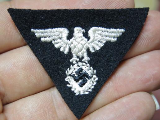 German Allgemeine SS Eagle For Side Cap Mint.