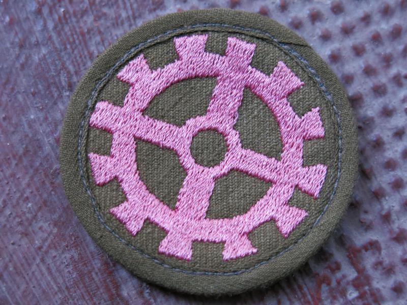 German Wehrmacht DAK Panzer Mecanic Specialist Sleeve Badge. (25)