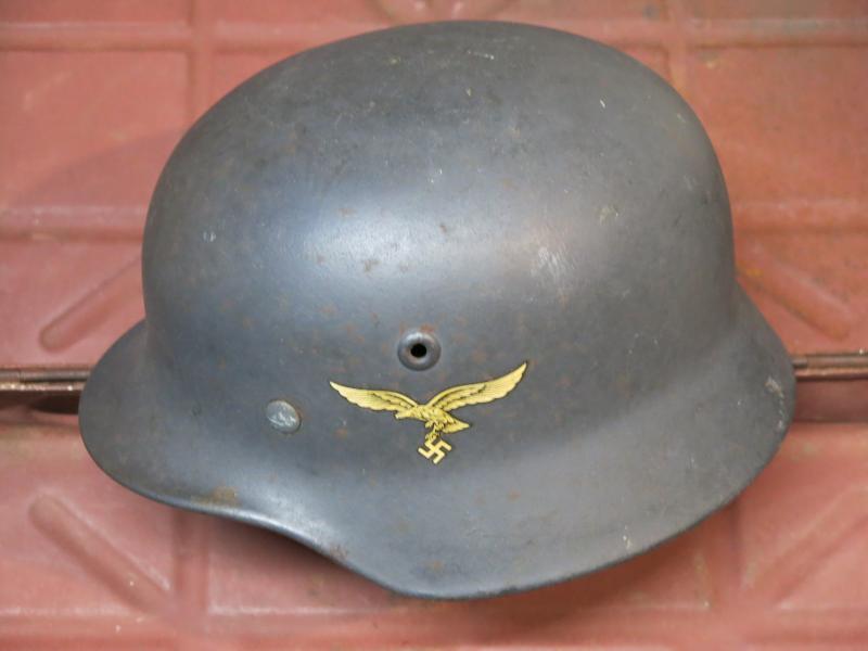 German Luftwaffe M40 Helmet Single Decal Q66 Mid War.