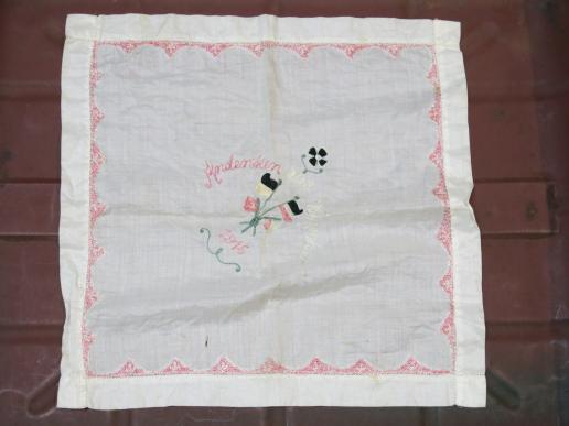 German WWI Handkerchief Made In Warschau 1916. (3)