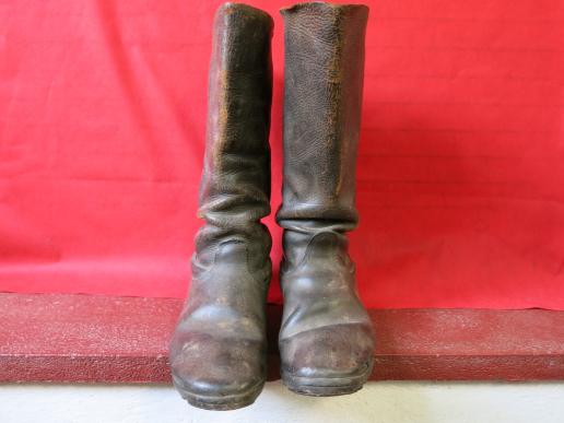 German Wehrmacht Kavallerie Stiefel Cavalry Boots Original Pair, Rare.
