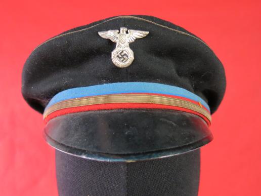 German Schirmmütze NSDAP Student Association Visor Cap Size 52/53 Rare. (10)