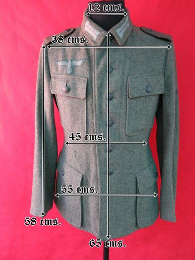 German Heer Pioneer Feldbluse Jacket M43 1944 Wonderful Condition. (100)