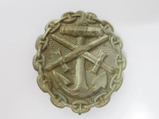 German 1918 Wounded Badge Silver Navy Type. (5)