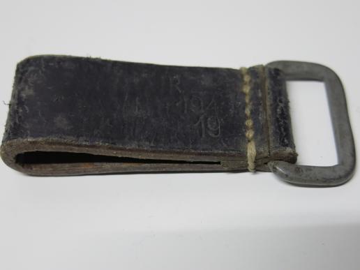 German Wehrmacht Belt Steel Loop R. Z. f. 1942 19 Marked.