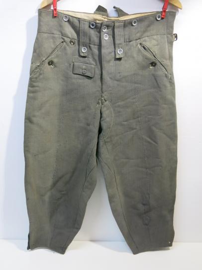 German Wehrmacht/Waffen SS M43 Trousers In Italian Cloth, Part I. (50)