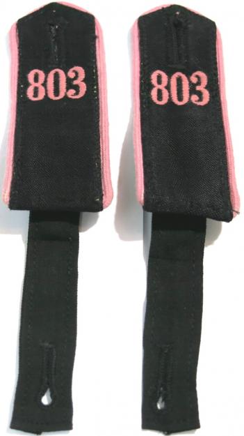 German Hitler Jugend BEVO 803 Pink Piping Schulterklappen Shoulder Boards. (8)