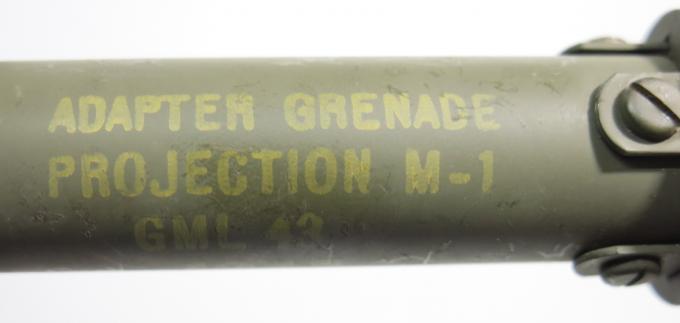 USA WWII Adapter Grenade Projection M1 1945 Dated, HARD To Find, Inert.