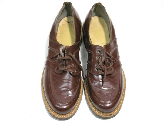 German Bund Deutscher Mädel BDM Brown Shoes Size 37 MINT Condition. (10)