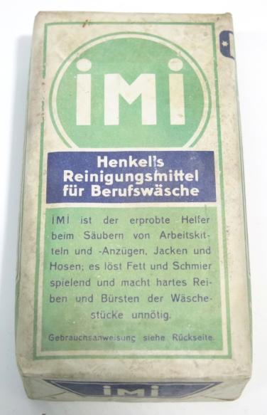 German Wehrmacht IMI Henkel & Cie. A.- G. Düsseldorf Washing Powder