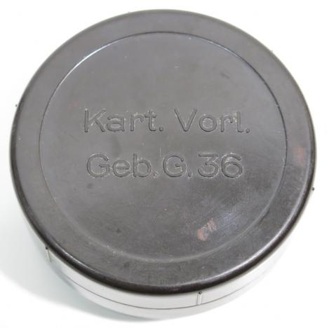 German Wehrmacht Bakelite Pot For Kart. Vorl. Geb. G. 36 fpr 1943.