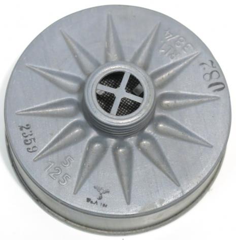 German Volksgasmaske Spare Filter RL1. 38/4 Mid To Late War Half Aluminium And Zink Made.