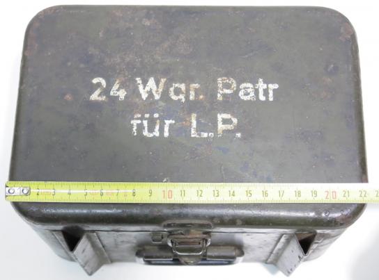 German Wehrmacht Transport Kiste Box 1941 Dated For 24 Wgr. Patr. Für L. P. Wurfkörper 326 LP.