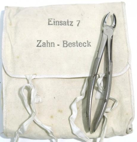 German Wehrmacht Zahn Besteck Tooth Removal Pliers From Truppebesteck 1935 Einsatz 7.