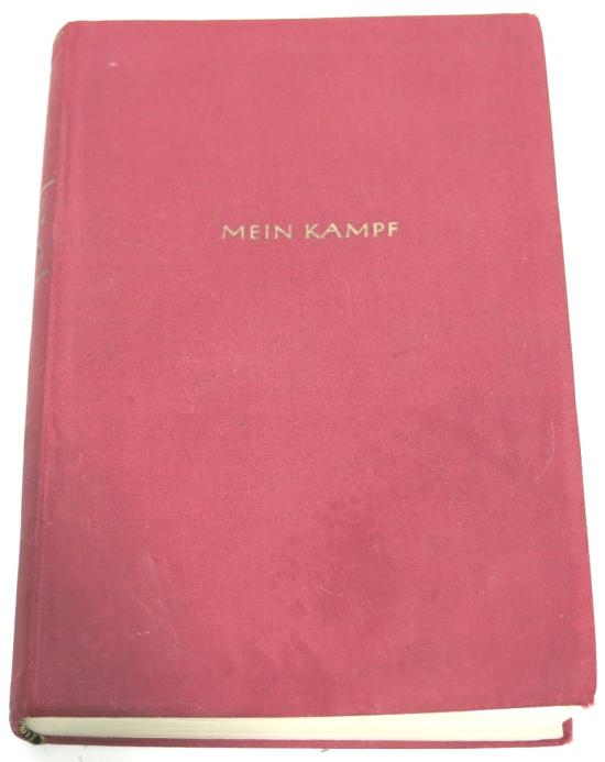 Mein Kampf Book Soldiers Edition 1940 Near Mint And Rare.