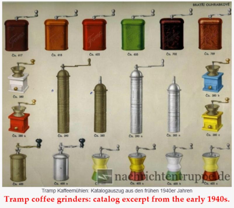 German Wehrmacht Green Bakelite Coffee Grinder Mint Condition Single BO Garantie Stamp.