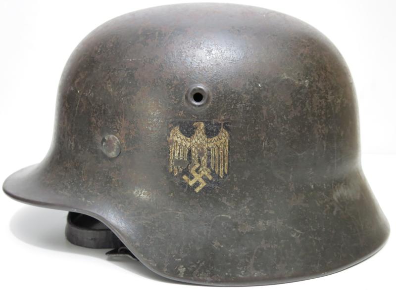 German Wehrmacht Heer M40 Helmet Single Decal ET64, 