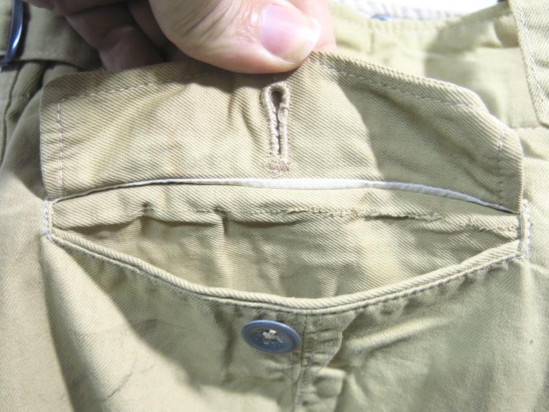 German Waffen SS Tropical Hosen Light Version Trousers, Part II Of II. (45)