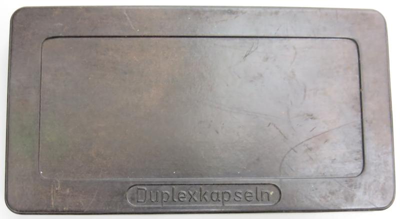 German Wehrmacht Duplexkapseln Bakelite Box, Transport For 2 cm Flak, MG15120, MGFF, etc, Detonators.