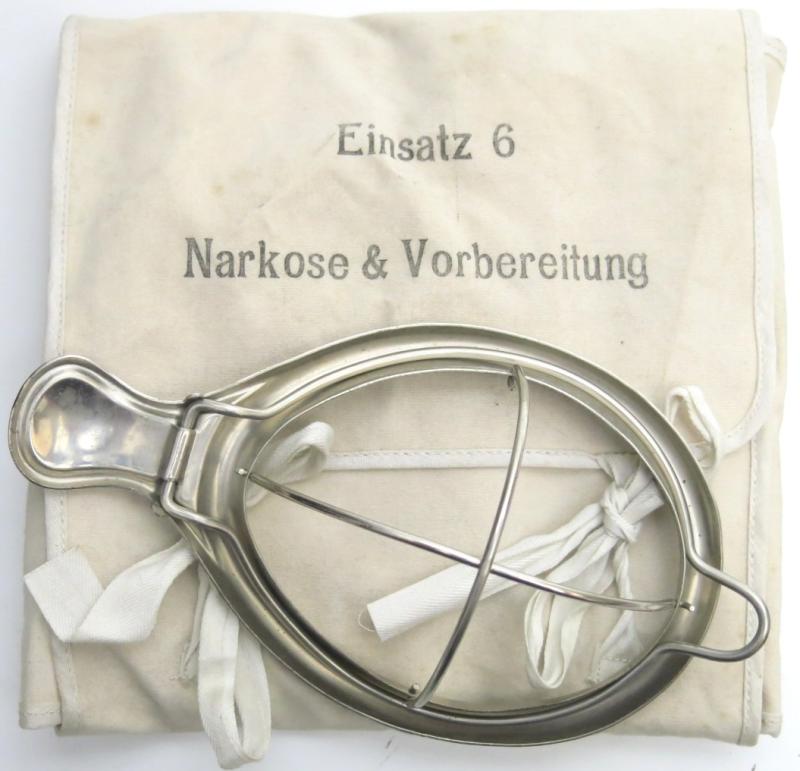 German Wehrmacht Narkose & Vorbereitung Anesthesia Preparation Tool From Truppebesteck 1935 Einsatz 6.