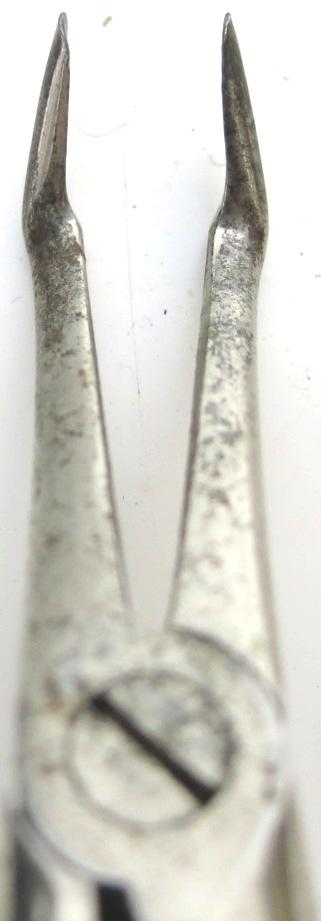 German Wehrmacht Zahn Besteck Tooth Removal Pliers From Lazarette Truppebesteck.