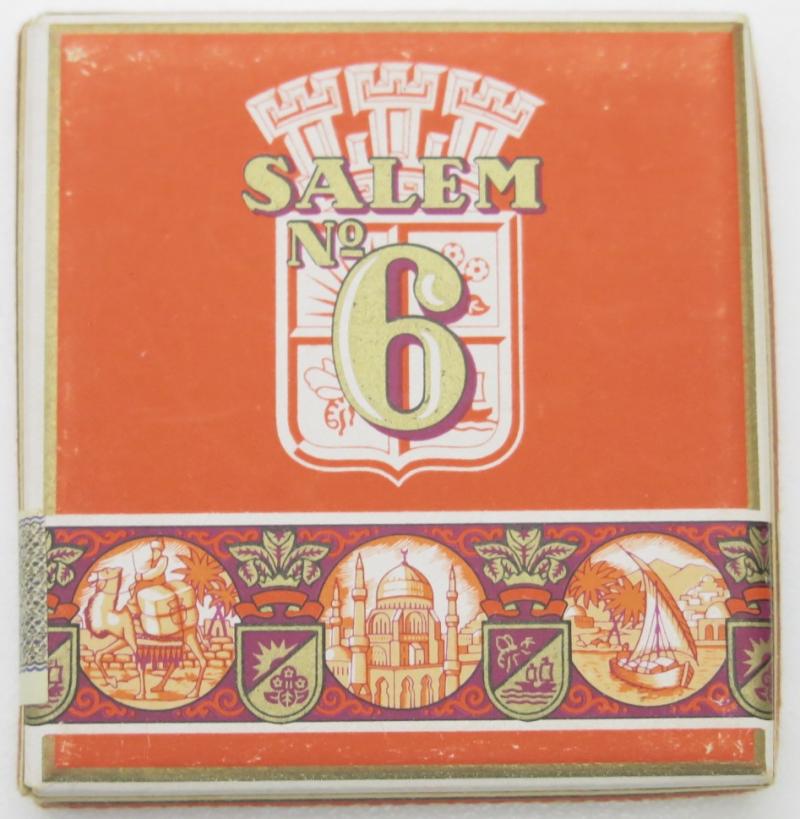 German Wehrmacht SALEM Nº6 6 Zigaretten Unopened Box, Rare.
