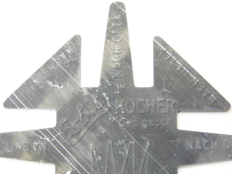 German Wehrmacht Esbit Kocher Stove No 18 Hard To Find In Minty Unused Condition.