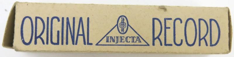 German Wehrmacht Medical Original Record 5 cc Syringe Complete In Cardboard Box, Never Used.