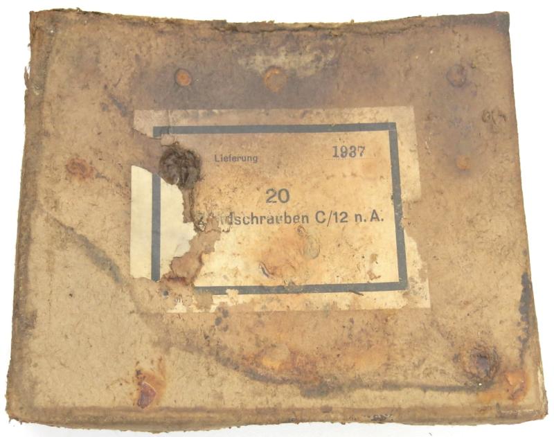 German Wehrmacht FULL Box Of Ex., (Exerzieren), Zündschrauben C/12 n, A. 1937, Inert.