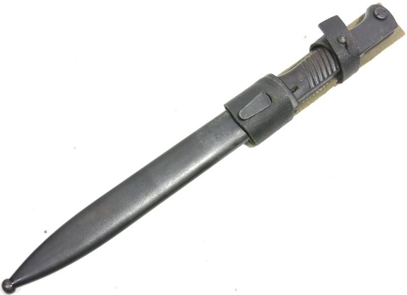 German Wehrmacht K98 Seitengewehr 84/98 Bayonet Half Matching 44 asw.