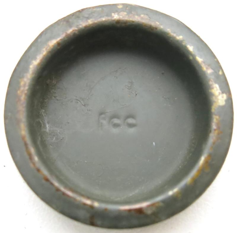 German Wehrmacht Gas Mask Filter FE 41, FE 42, etc, Bottom Lid fcc.