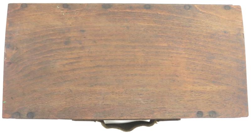 German Wehrmacht Gas Mask Spare Parts Wood Box For The Gasschutz Vorrat Kasten, Super Hard To Find!!!!!