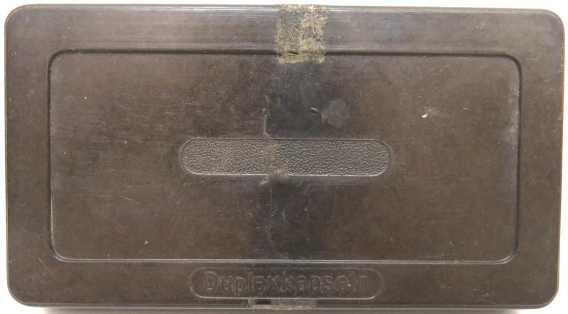 German Wehrmacht/Luftwaffe Duplexkapseln Bakelite Box, Transport For 2 cm Flak, MG151/20, MGFF, etc, Detonators, 1939.