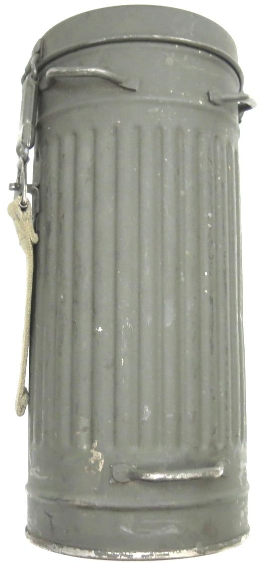 German Wehrmacht Combat Gas Mask Can Late War With