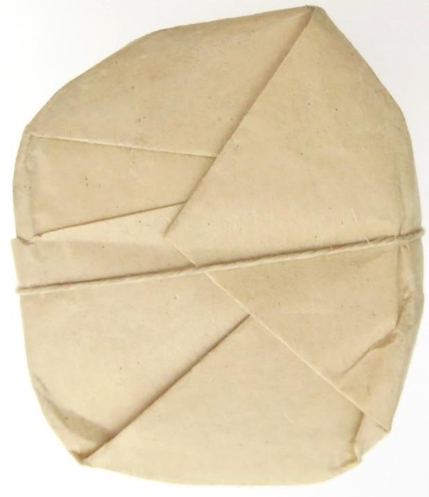 German Luftschutz Hausapotheke Verbandwatte 25 gr W. Söhngen & Co., Wiesbaden 1941.