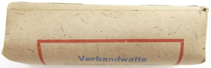 German Luftschutz Hausapotheke Verbandwatte 25 gr W. Söhngen & Co., Wiesbaden.