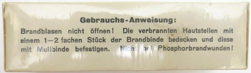 German Deutsches Rotes Kreuz D. R. K. And Luftschutz Hausapotheke And Verbandkasten BRAND-BINDE PAUL HARTMANN 1939.