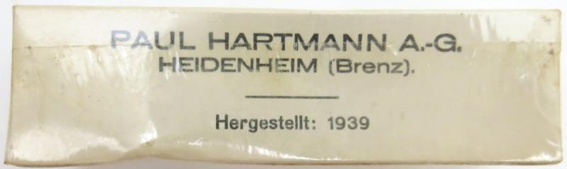 German Deutsches Rotes Kreuz D. R. K. And Luftschutz Hausapotheke And Verbandkasten BRAND-BINDE PAUL HARTMANN 1939.