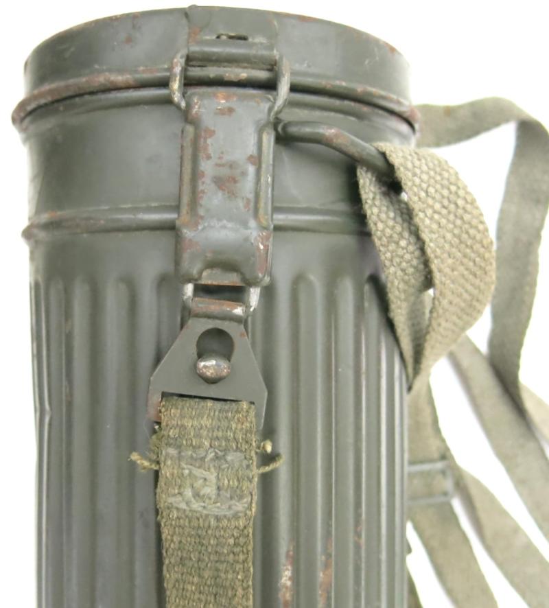 German Wehrmacht Combat Gas Mask Can Late War With