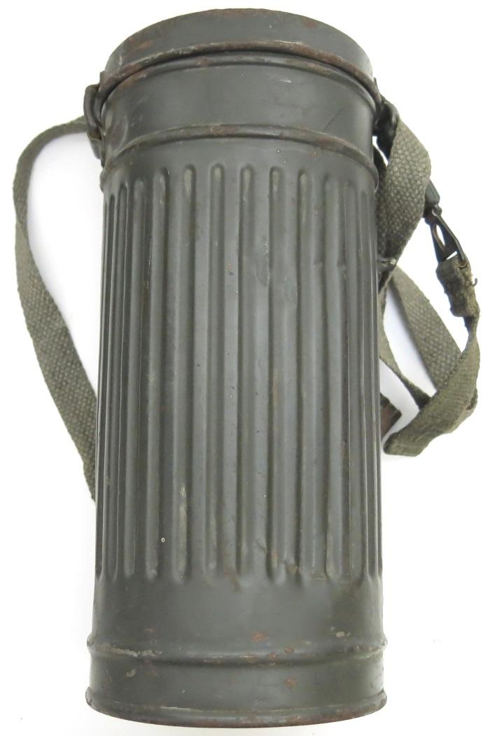 German Wehrmacht Combat Gas Mask Can Late War With