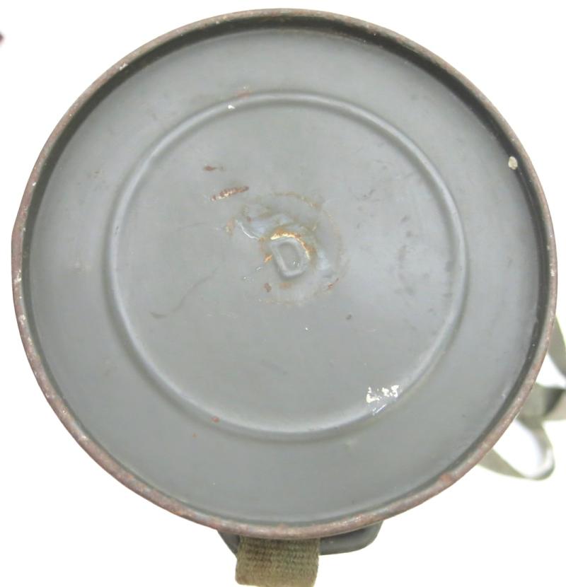 German Wehrmacht Combat Gas Mask Can Late War With