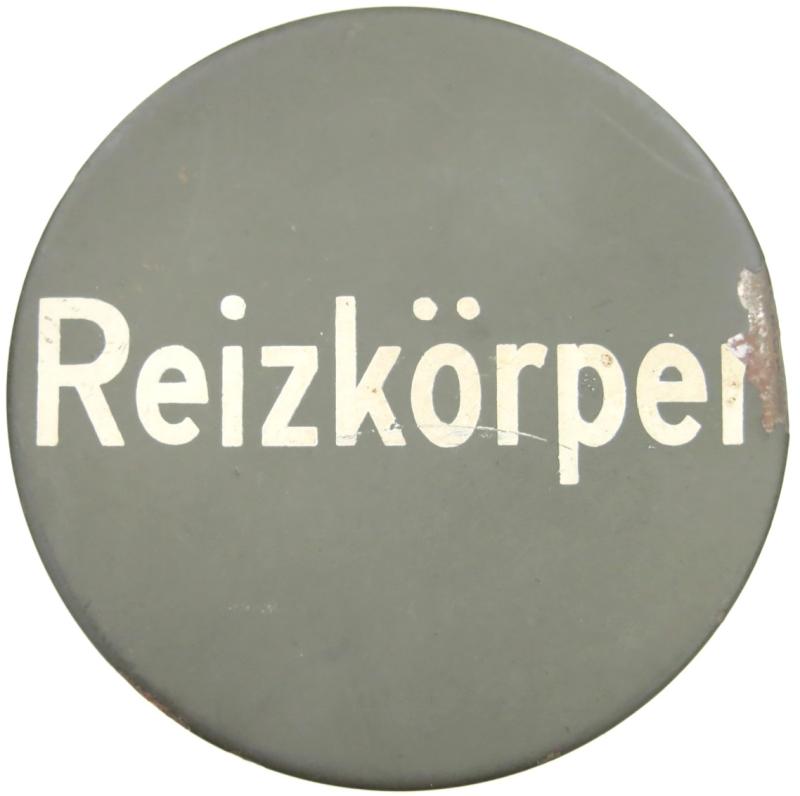German Wehrmacht Reizkörper Tin, Very Hard to Find.