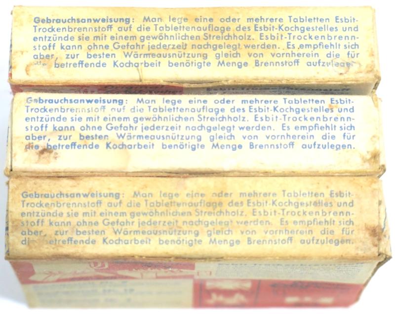 German Wehrmacht Esbit Kocher Mod. 9 Fuel Tablets Box Variation 2.