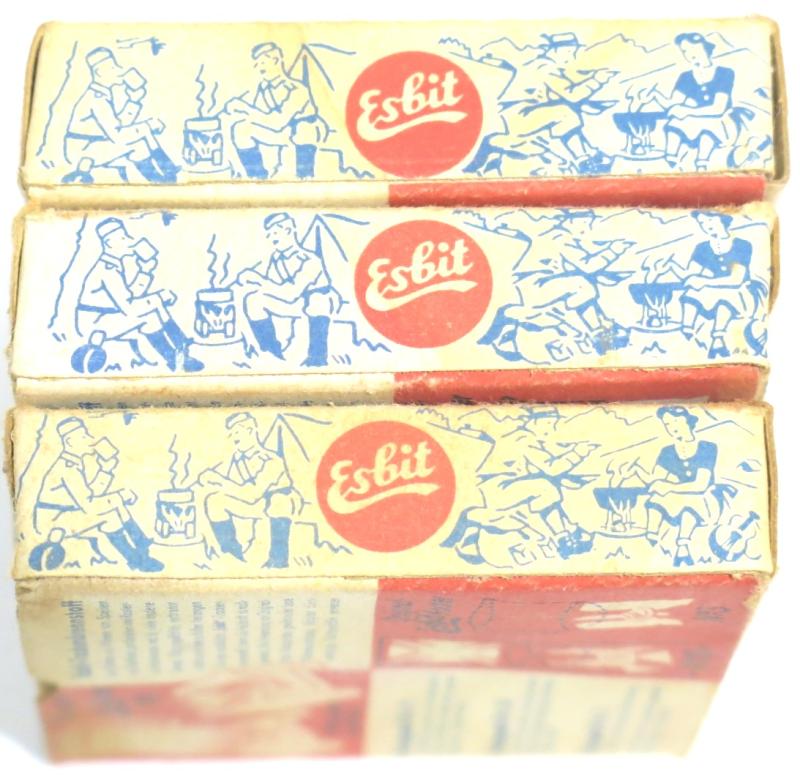 German Wehrmacht Esbit Kocher Mod. 9 Fuel Tablets Box Variation 2.