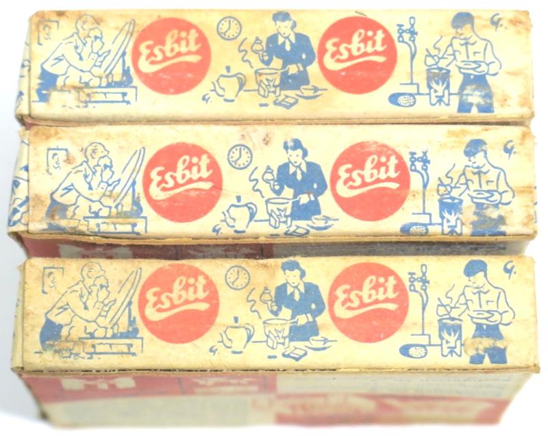 German Wehrmacht Esbit Kocher Mod. 9 Fuel Tablets Box Variation 2.
