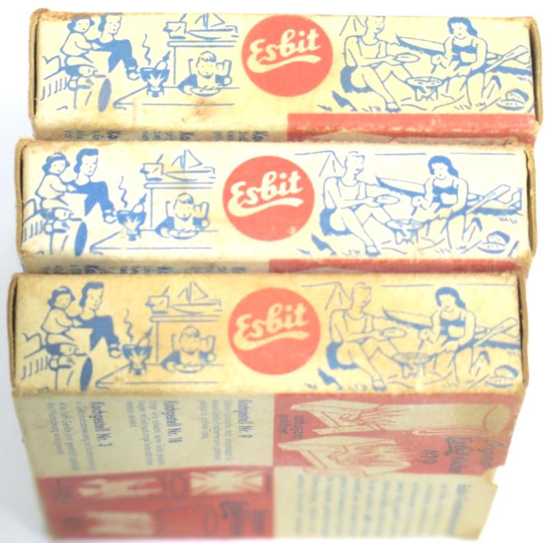 German Wehrmacht Esbit Kocher Mod. 9 Fuel Tablets Box Variation 2.