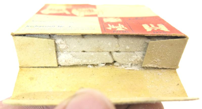 German Wehrmacht Esbit Kocher Mod. 9 Fuel Tablets Box Variation 2.